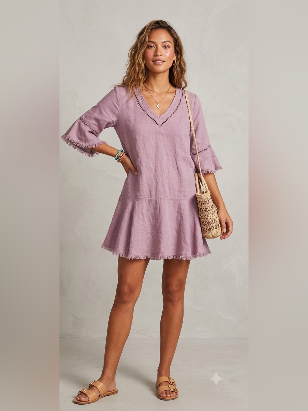 Billy T mauve dress